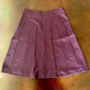 PF Paola Frani Women’s Made in Italy Knee-Length Purple Skirt Size USA 8/It 42